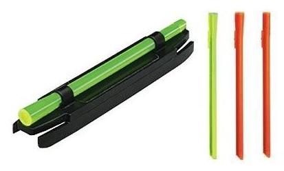 Оптоволоконная магнитная мушка HiViz (ХИВИС) M400 (комплект) MAGNETIC FRONT SIGHT широкая